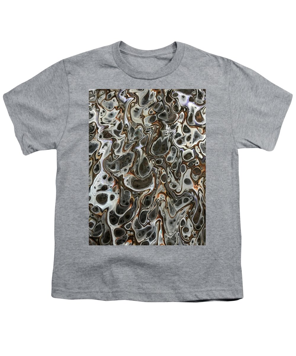 Acrylic Youth T-Shirt featuring the painting Exhausted by Teresa Wilson