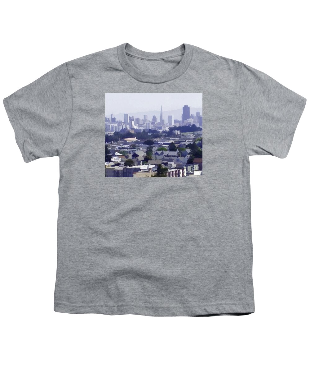 San Francisco Youth T-Shirt featuring the photograph Looking East Toward San Francisco by Joyce Creswell