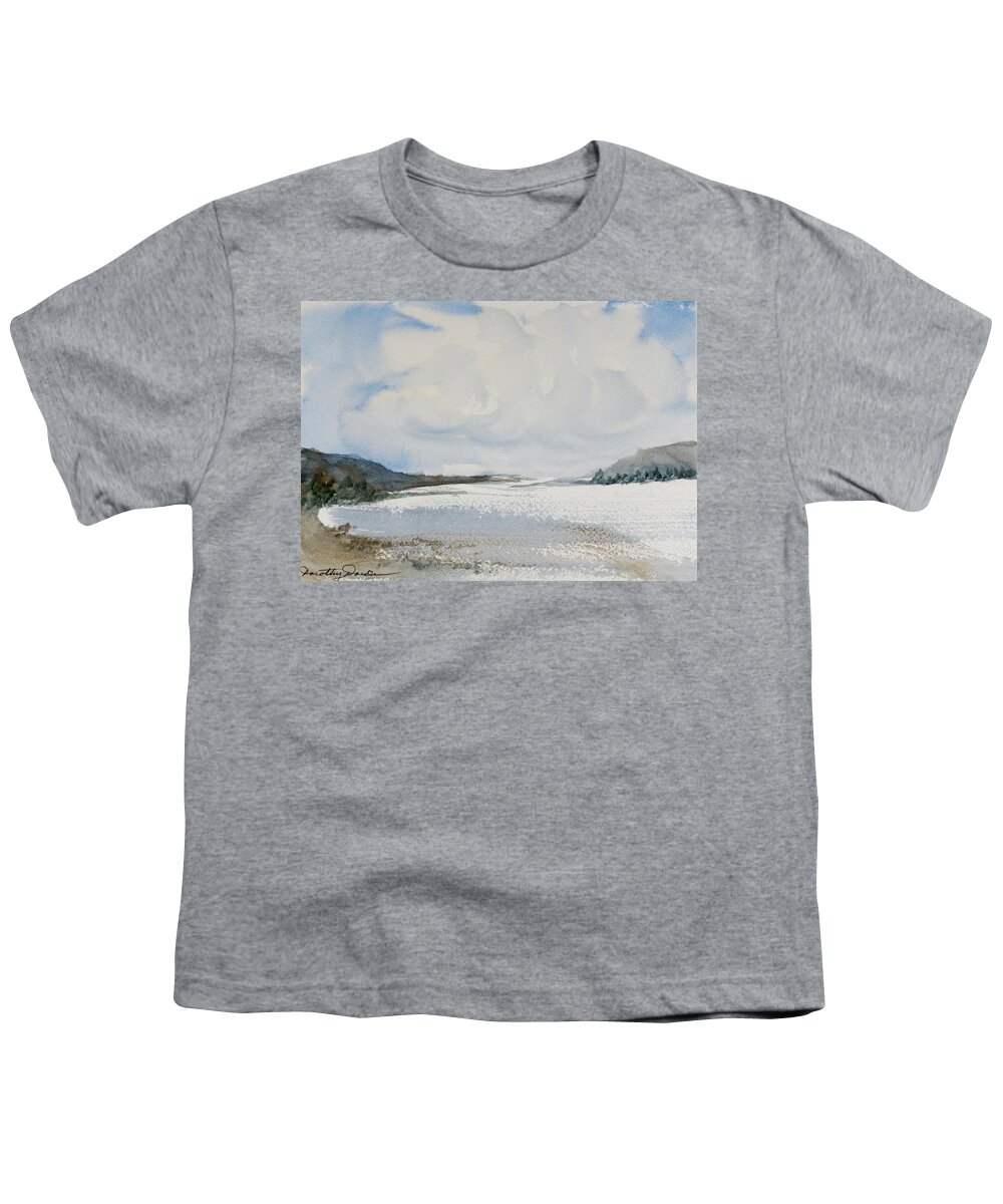 Afternoon Youth T-Shirt featuring the painting Fair Weather or Foul? by Dorothy Darden