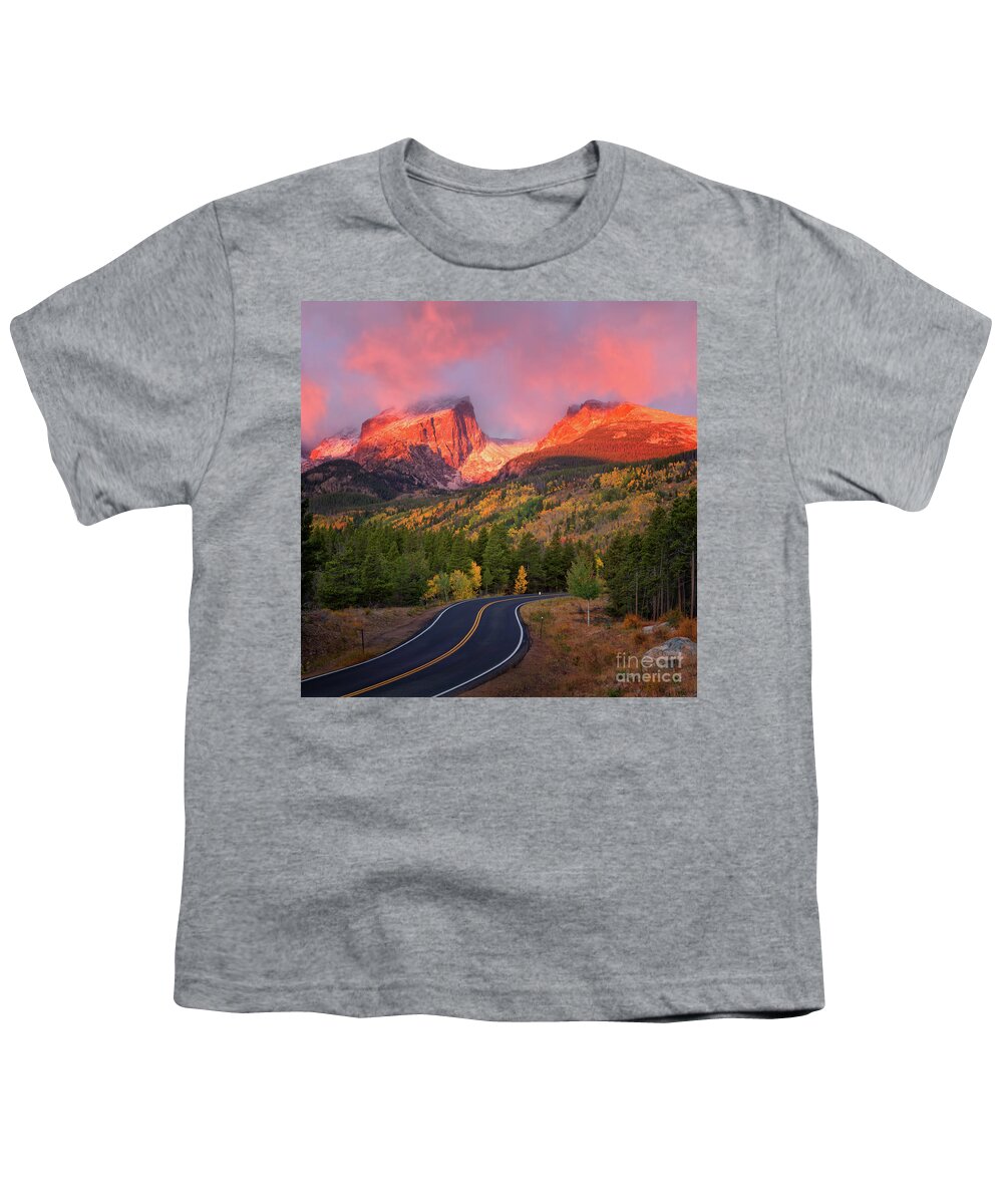 Rocky Mountain National Park Youth T-Shirt featuring the photograph Fall on Bear Lake Road by Ronda Kimbrow