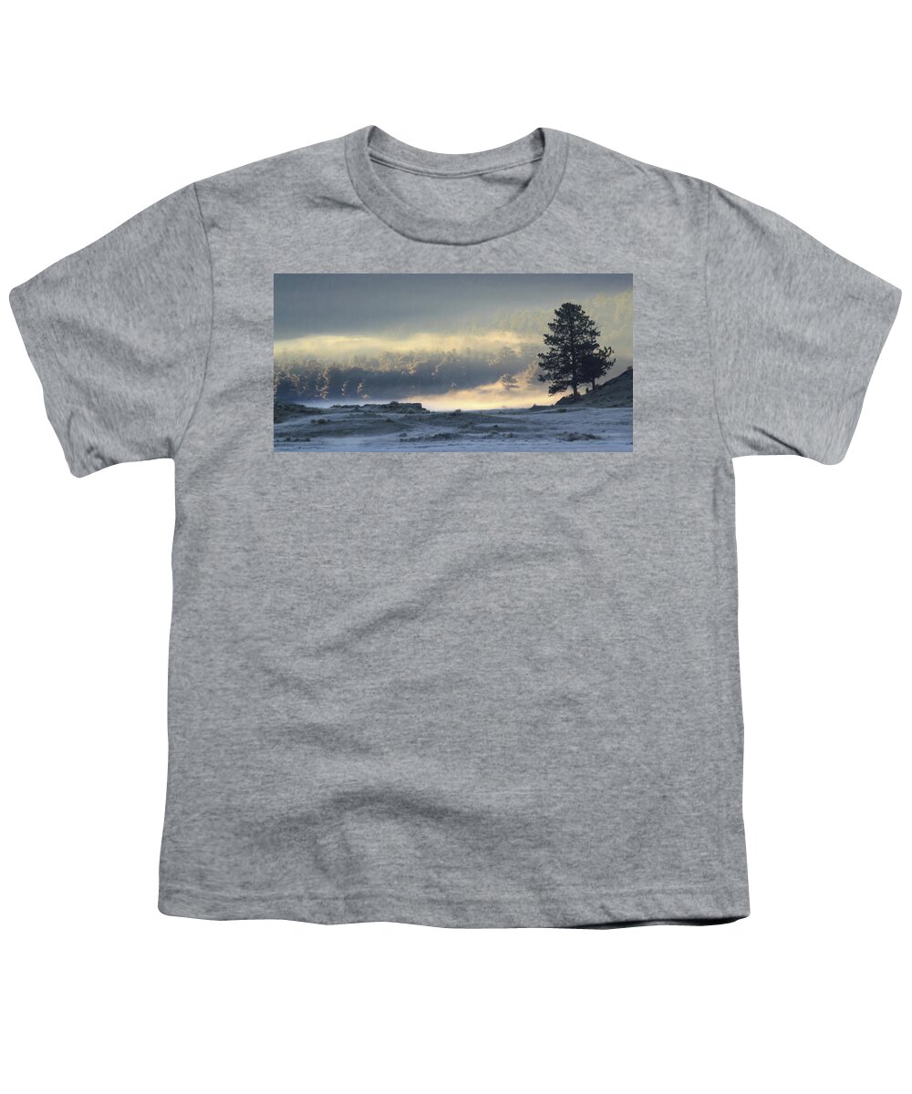 Fog Youth T-Shirt featuring the photograph Fog At Sunrise by Shane Bechler