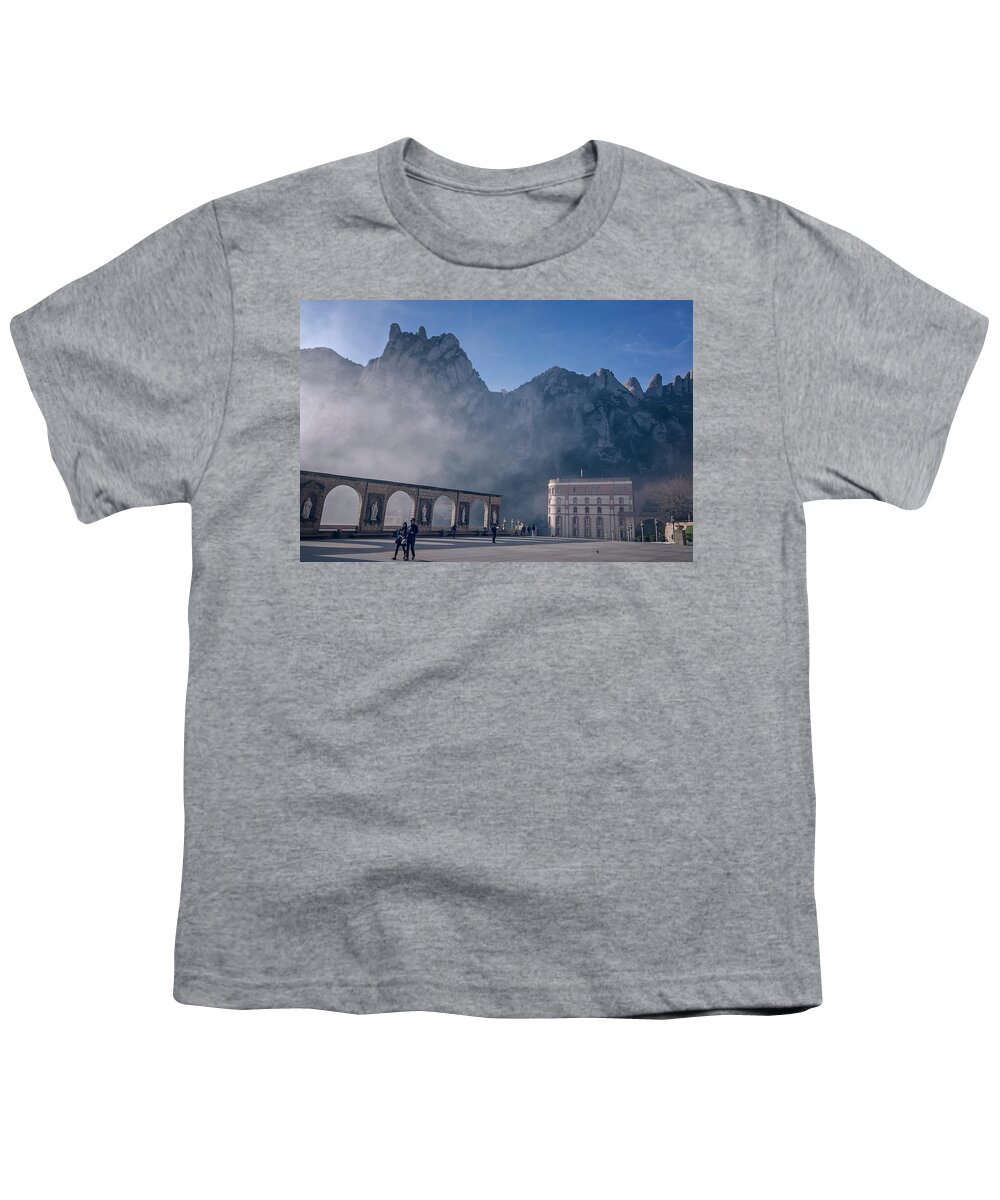 Joan Carroll Youth T-Shirt featuring the photograph Fog Rolling In by Joan Carroll