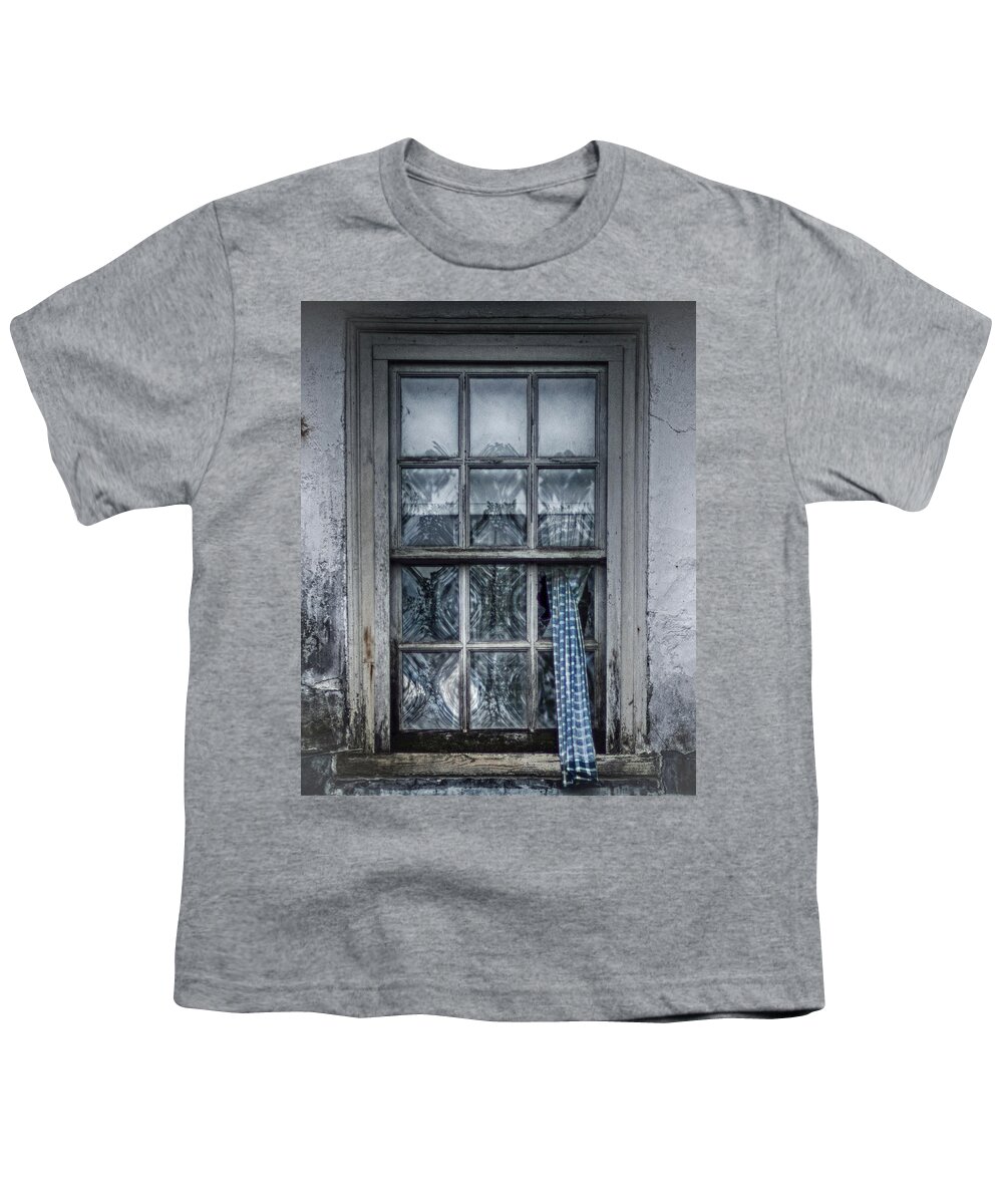Window Youth T-Shirt featuring the photograph Forgotten Pane by Scott Wyatt