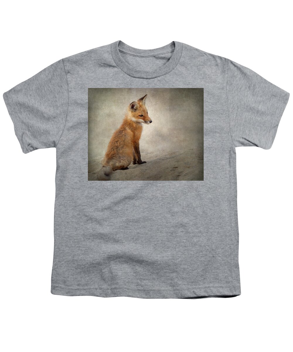 Fox Youth T-Shirt featuring the photograph Fox Kit 2018 by Bill Wakeley