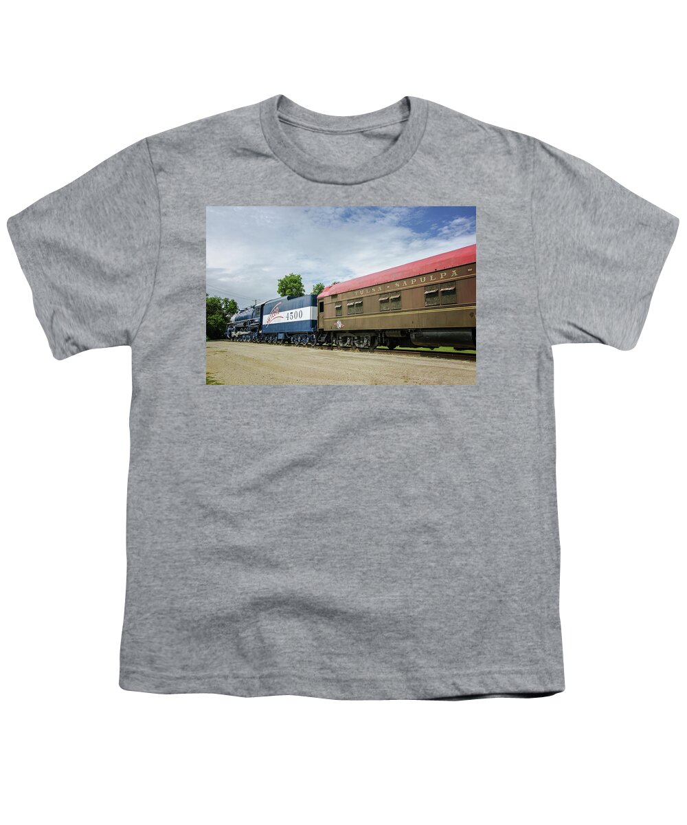 Frisco 4500 Meteor Train Youth T-Shirt featuring the photograph Frisco 4500 Meteor Train by Susan McMenamin