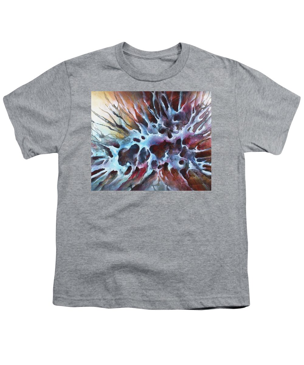 Abstract Youth T-Shirt featuring the painting Genesis by Michael Lang