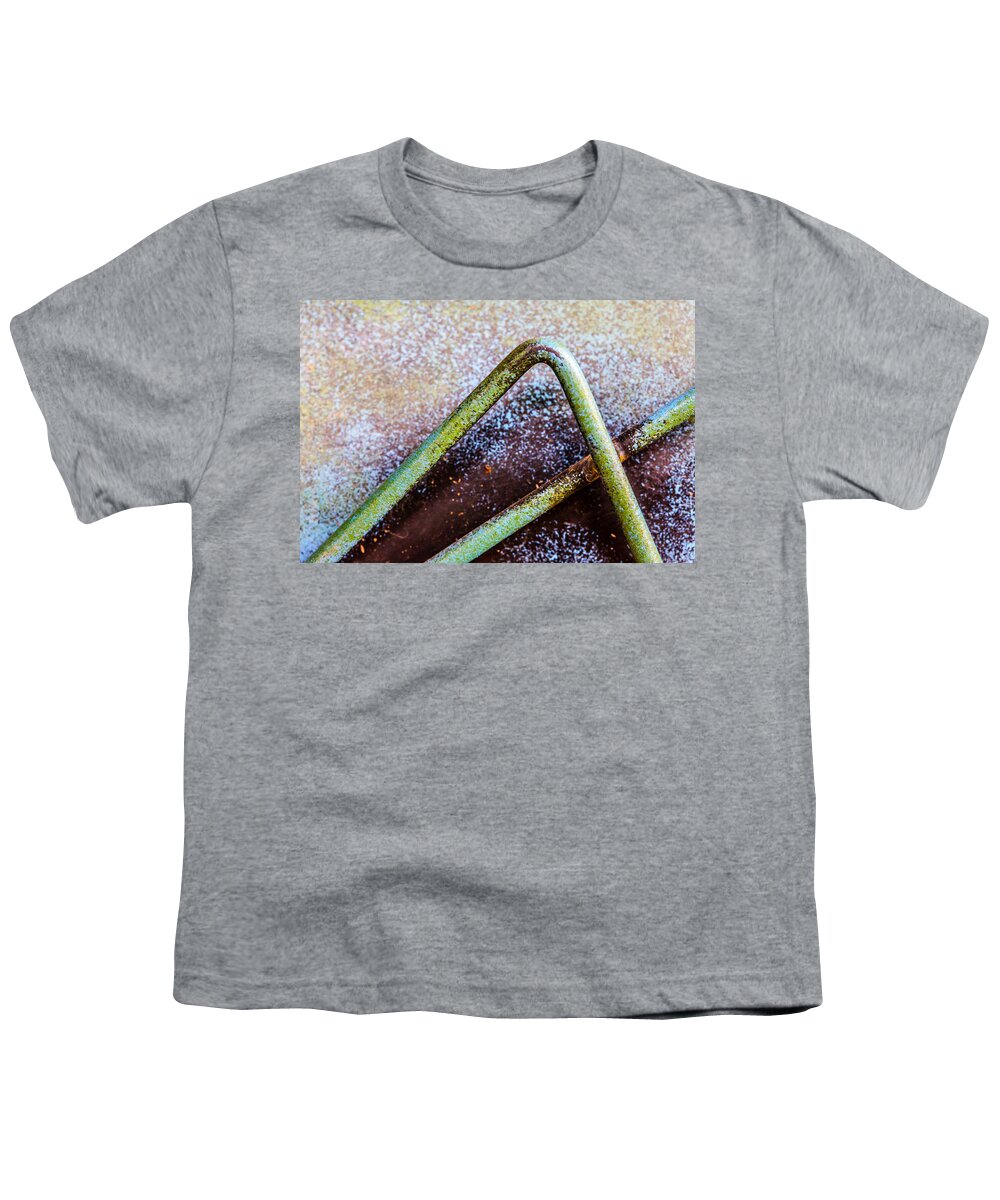 Abstract Photography Youth T-Shirt featuring the photograph Grasshopper Legs by SR Green