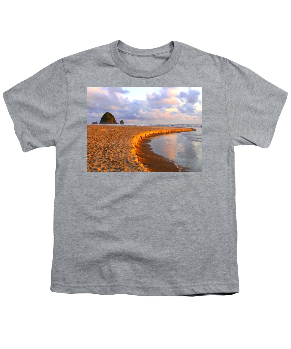 Haystack Heaven Youth T-Shirt featuring the digital art Haystack Heaven by Will Borden