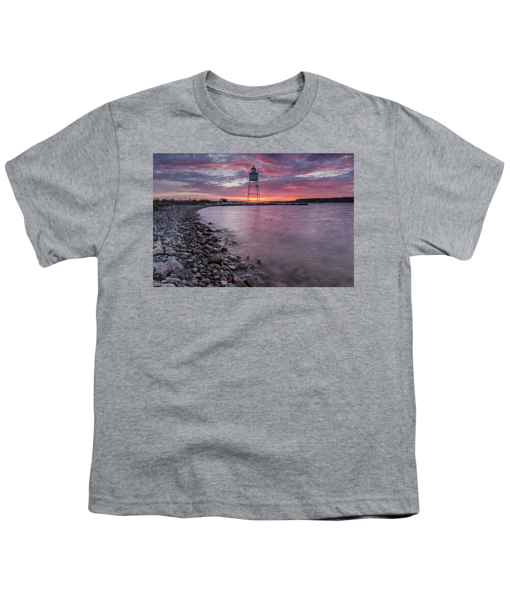 Lighthouse Youth T-Shirt featuring the photograph Inner Light by Lee and Michael Beek