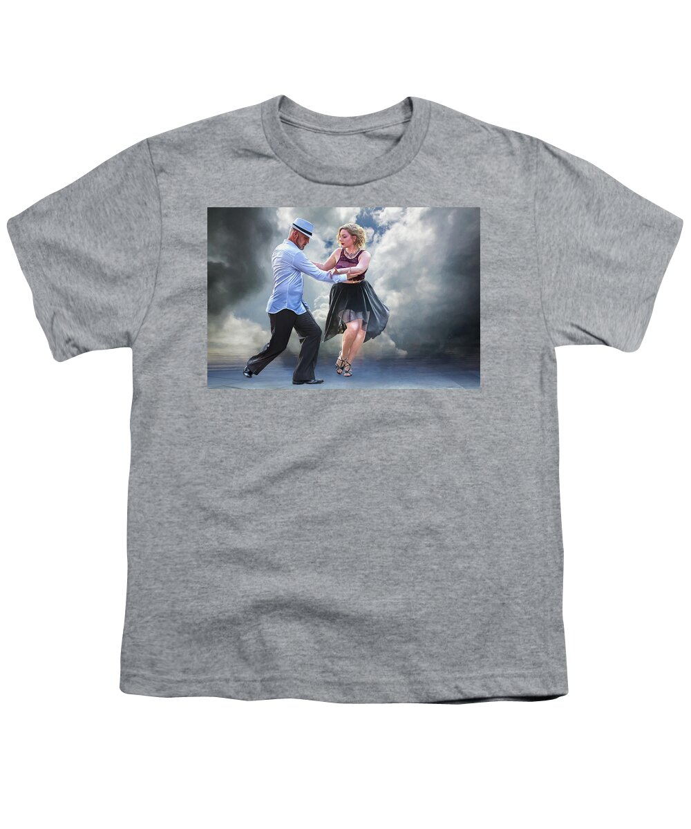 Dance Youth T-Shirt featuring the photograph It Takes Two to Tango by John Haldane