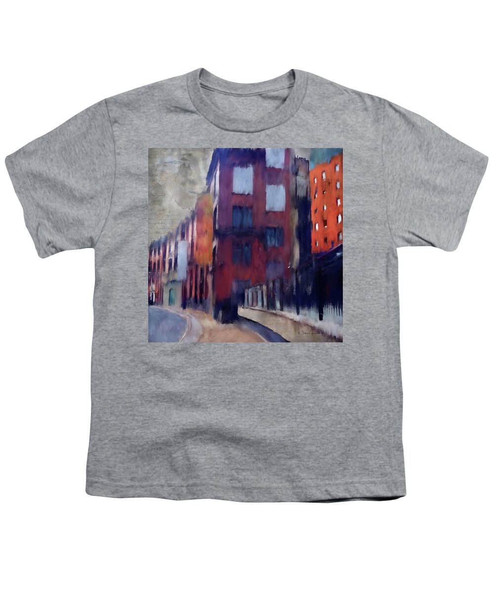 London Youth T-Shirt featuring the digital art London Urban Industrial by Nicky Jameson