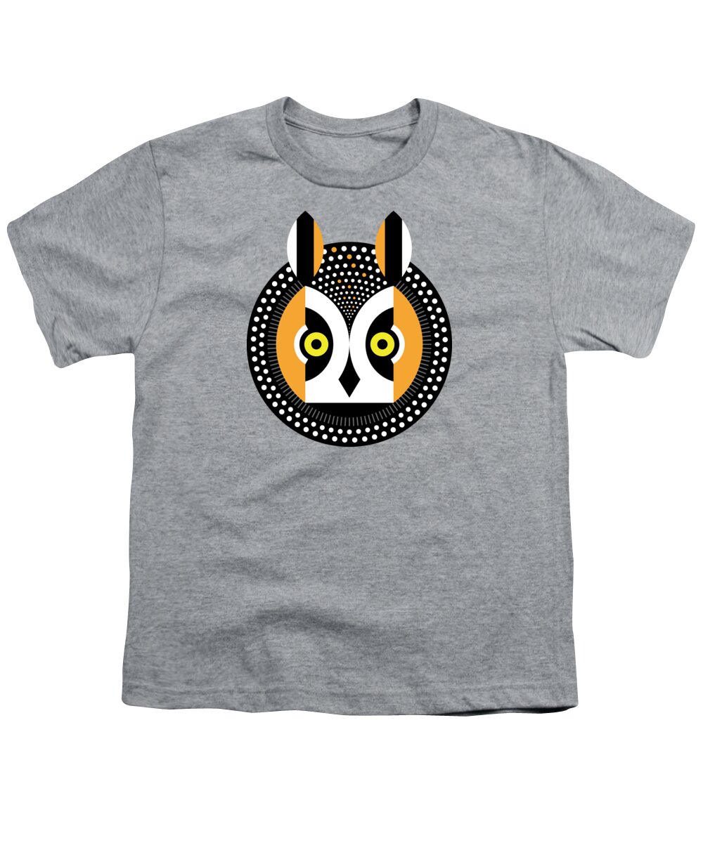 Long Eared Owl Youth T-Shirt featuring the digital art Long Eared Owl by Scott Partridge