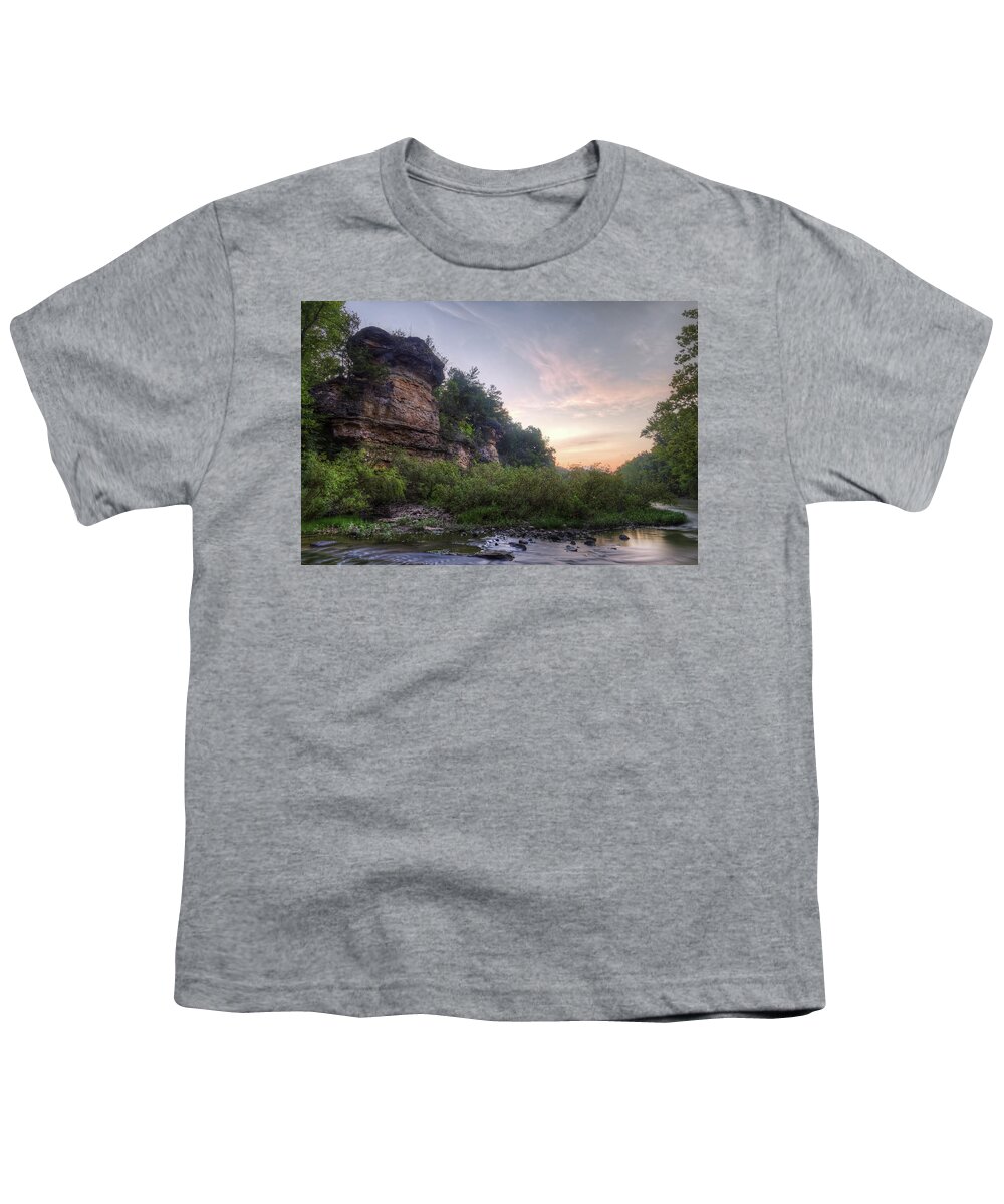 Mill Rock Youth T-Shirt featuring the photograph Mill Rock by Robert Charity