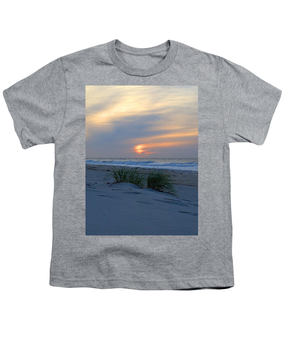 Sunrise Youth T-Shirt featuring the photograph Morning Beach by Newwwman