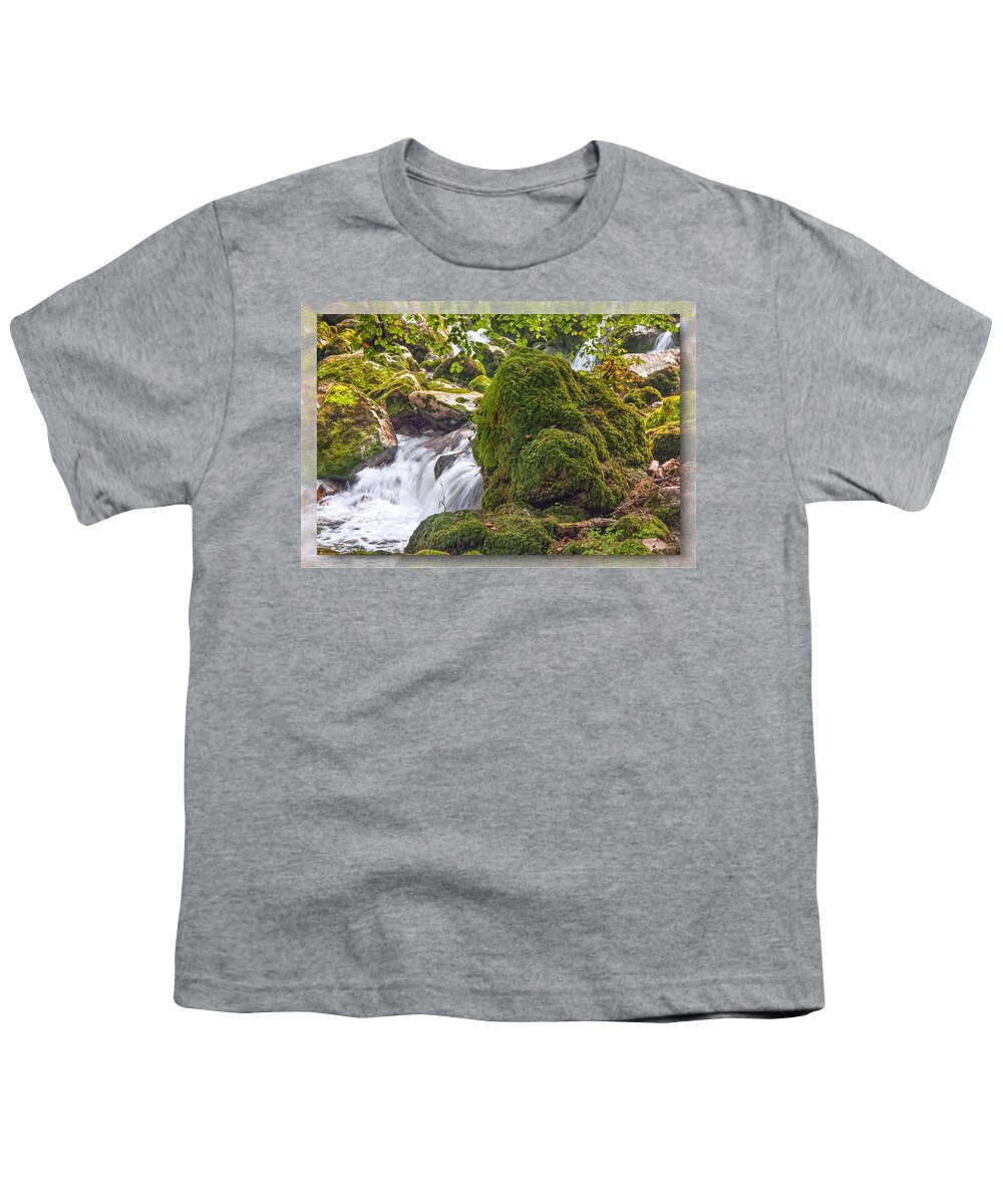 Switzerland Youth T-Shirt featuring the photograph Mossy Rock Creek by Hanny Heim