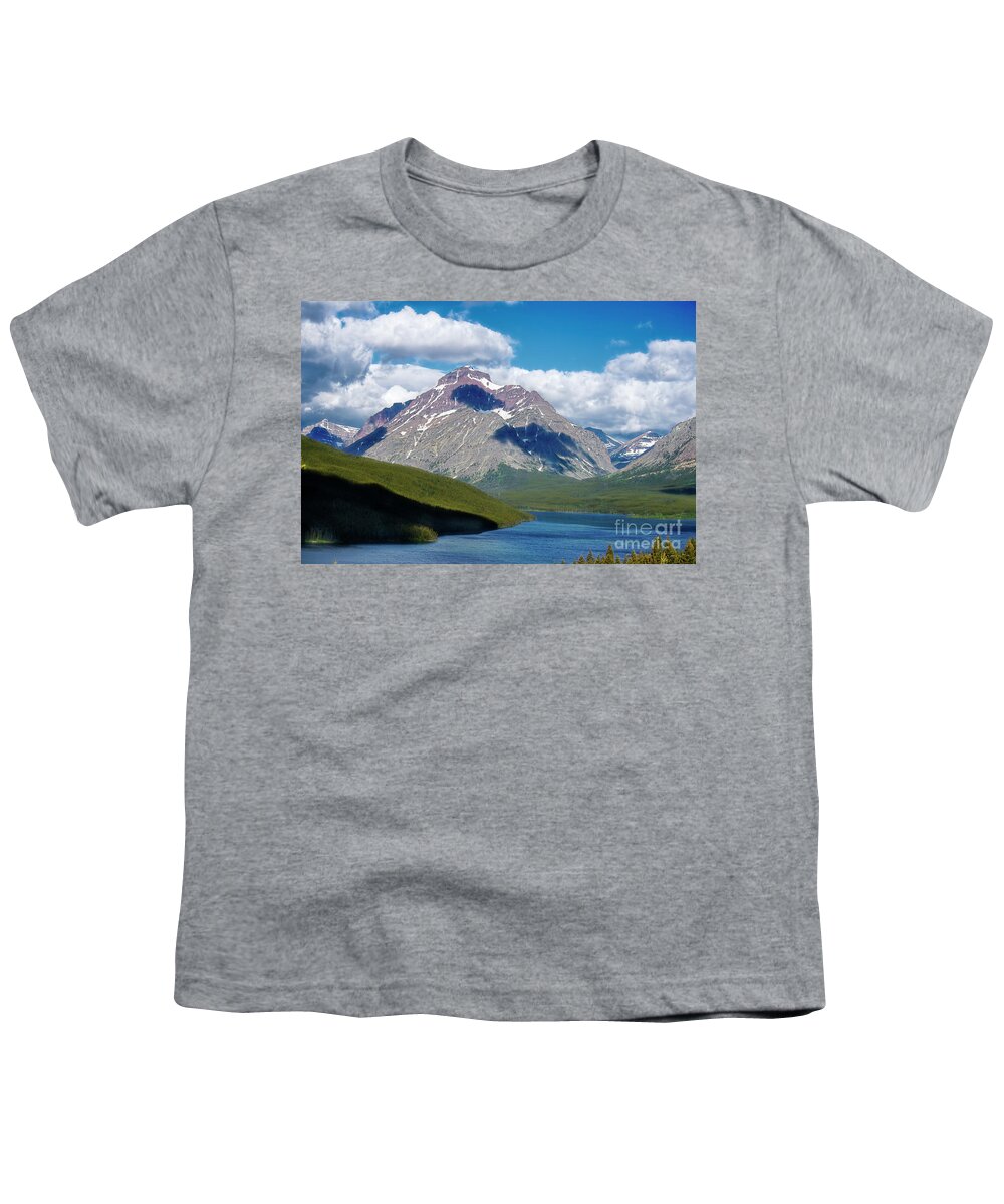 Rocky Mountains Youth T-Shirt featuring the photograph Mountains and Lakes by David Arment