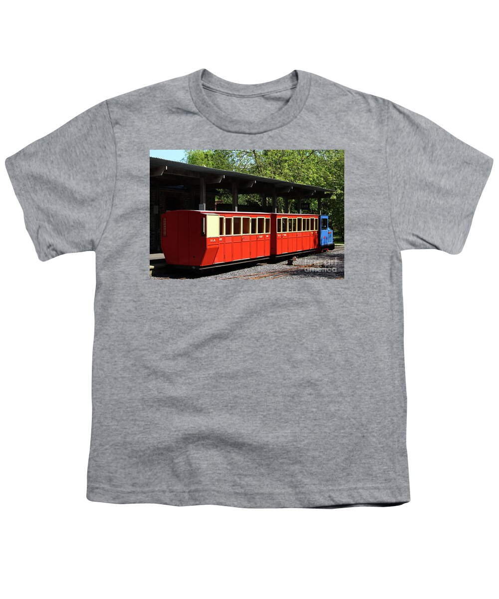 Oakfield Park Raphoe Youth T-Shirt featuring the photograph Narrow Gauge Donegal Ireland by Eddie Barron