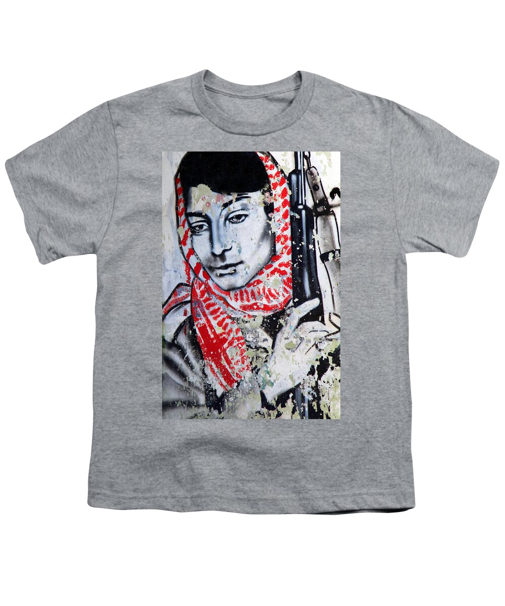 Aida Camp Youth T-Shirt featuring the photograph Palestinian Icon by Munir Alawi