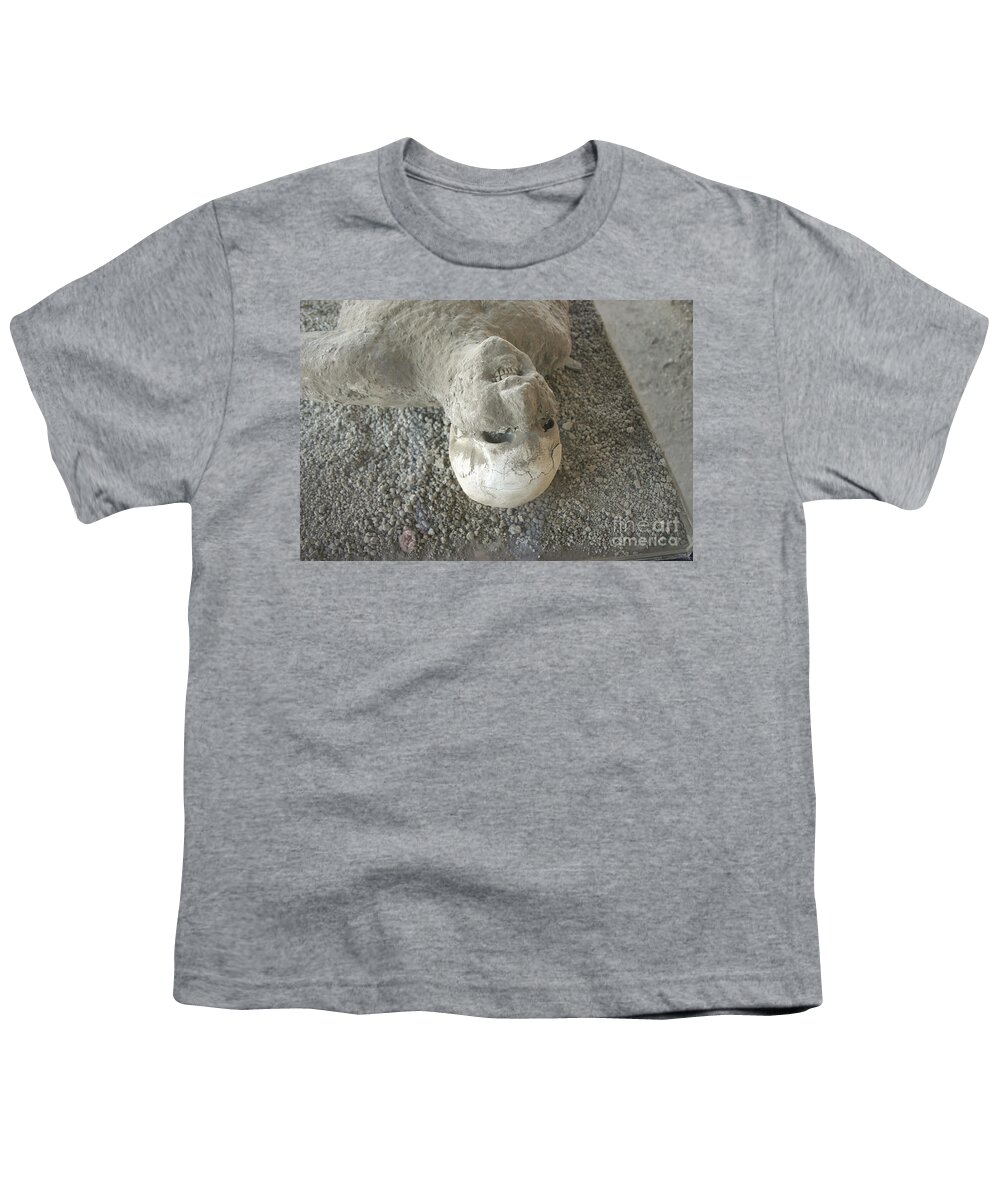 Ancient Youth T-Shirt featuring the photograph Pompei man by Patricia Hofmeester