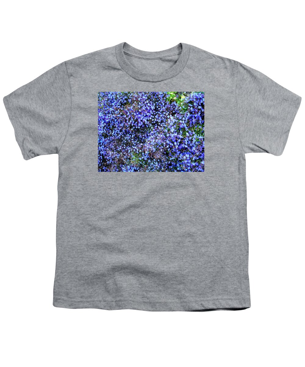 Purple Youth T-Shirt featuring the photograph Purple Field by Dietmar Scherf