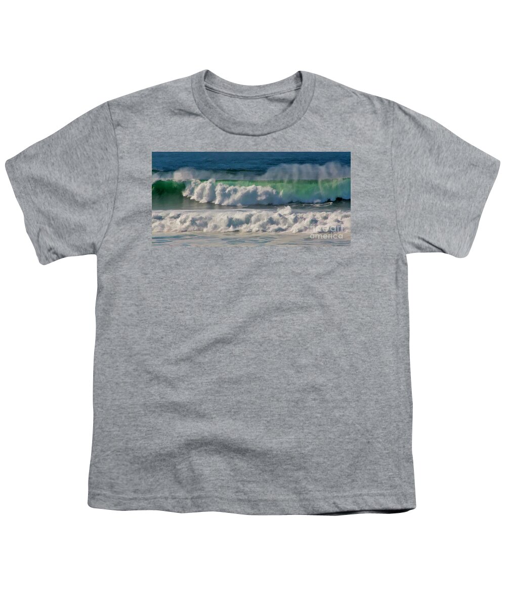 Ocean Youth T-Shirt featuring the photograph Raging Waters by Joyce Creswell