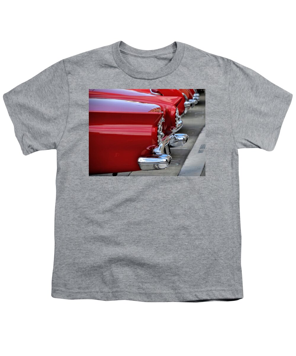 Cool Youth T-Shirt featuring the photograph Red Thunderbird by Dean Ferreira