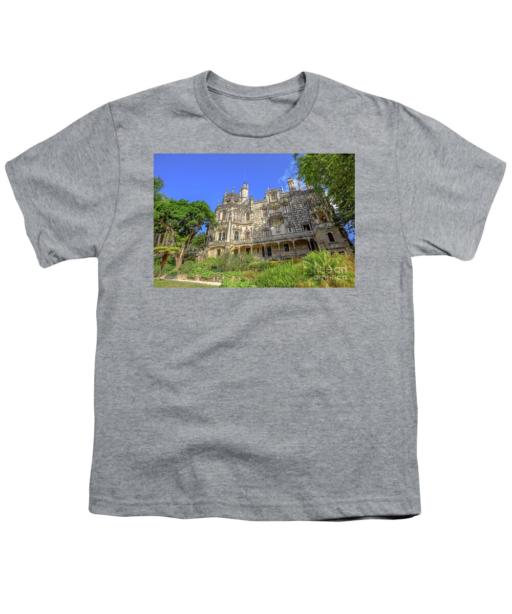 Sintra Youth T-Shirt featuring the photograph Regaleira Palace Sintra by Benny Marty
