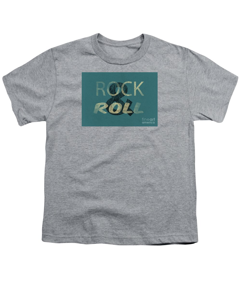 Music Youth T-Shirt featuring the photograph Rock and Roll by Edward Fielding