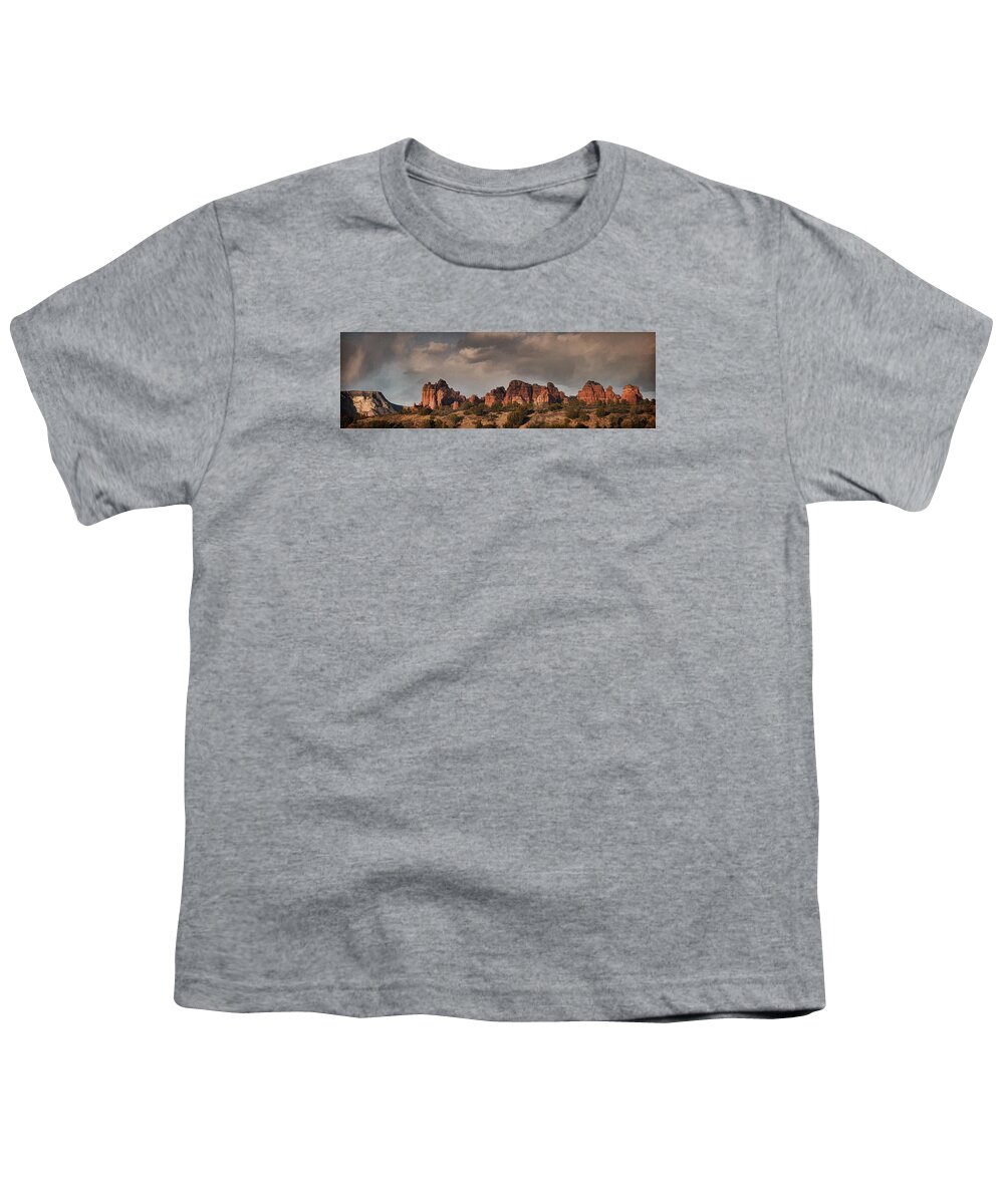 Clouds Youth T-Shirt featuring the photograph Rocky View Bsd by Theo O'Connor