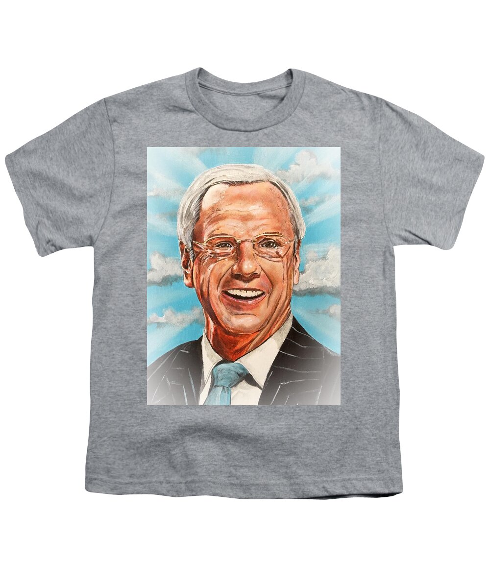 Roy Williams Youth T-Shirt featuring the painting Roy Williams by Joel Tesch