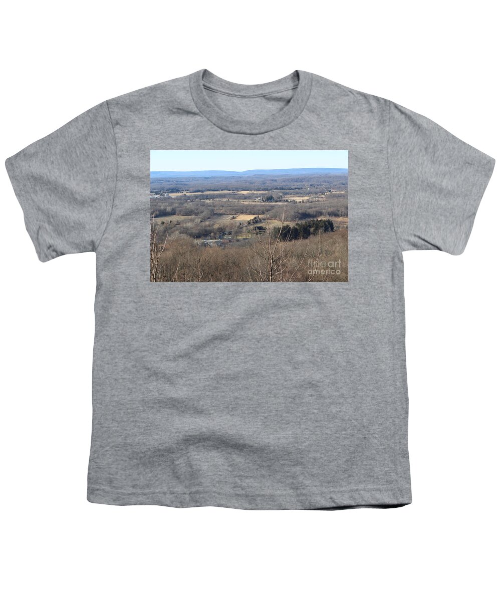 New Jersey Youth T-Shirt featuring the photograph Rt 80 Scenic Ovelook Allamuchy 2 by Christopher Lotito