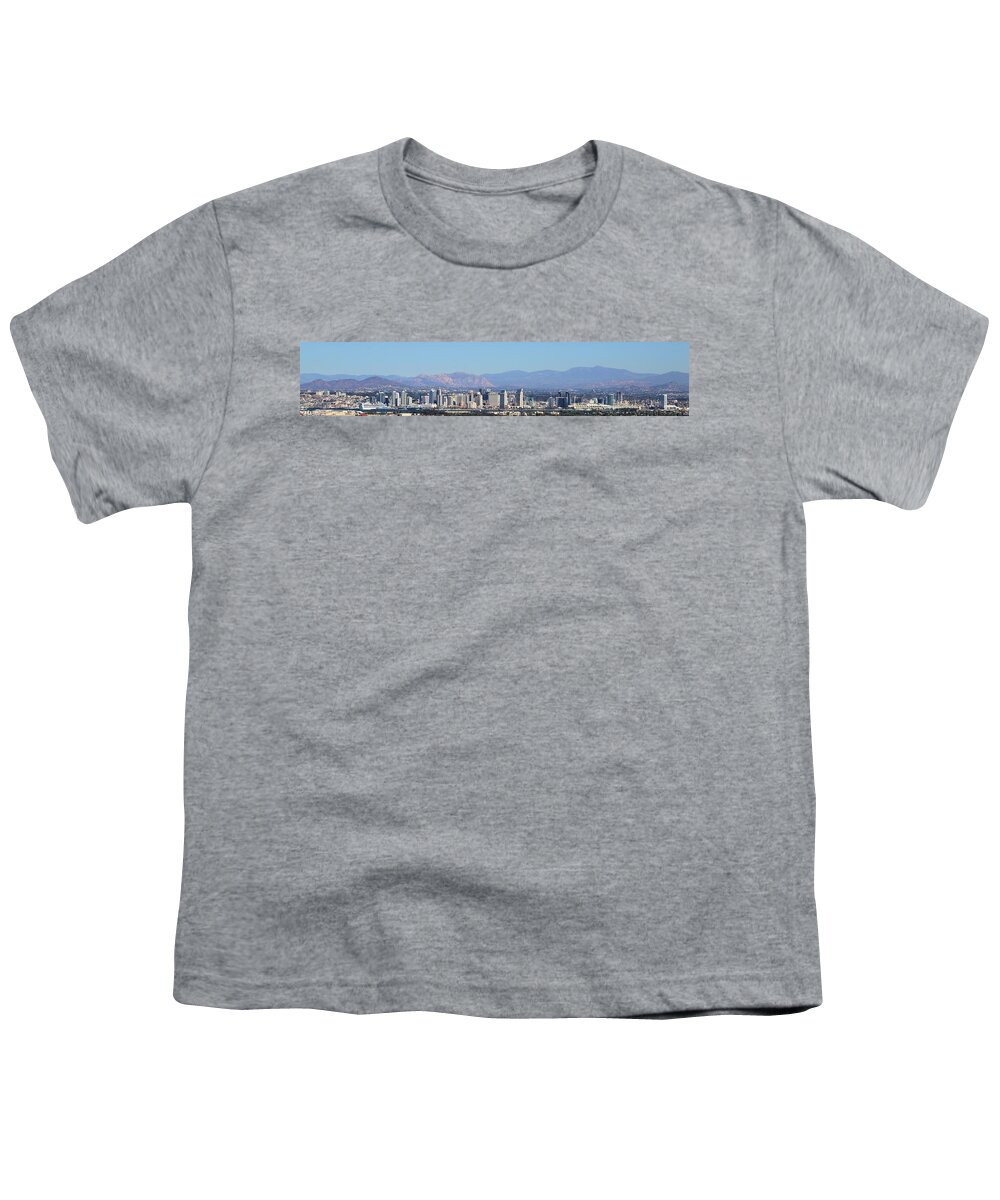 Photosbymch Youth T-Shirt featuring the photograph San Diego Pano by M C Hood