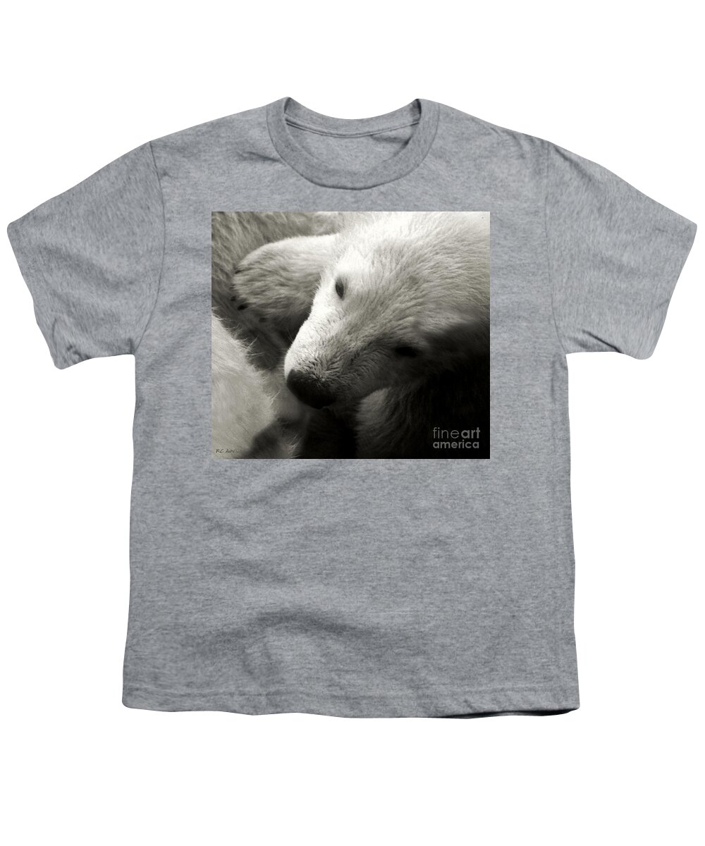 Polar Bear Youth T-Shirt featuring the photograph Security Blanket by RC DeWinter