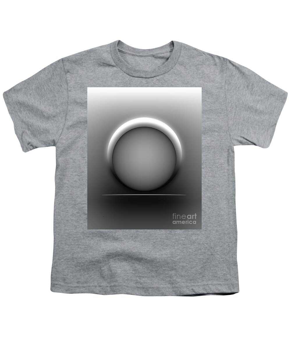 Abstract Youth T-Shirt featuring the digital art Simplicity 7 by John Krakora