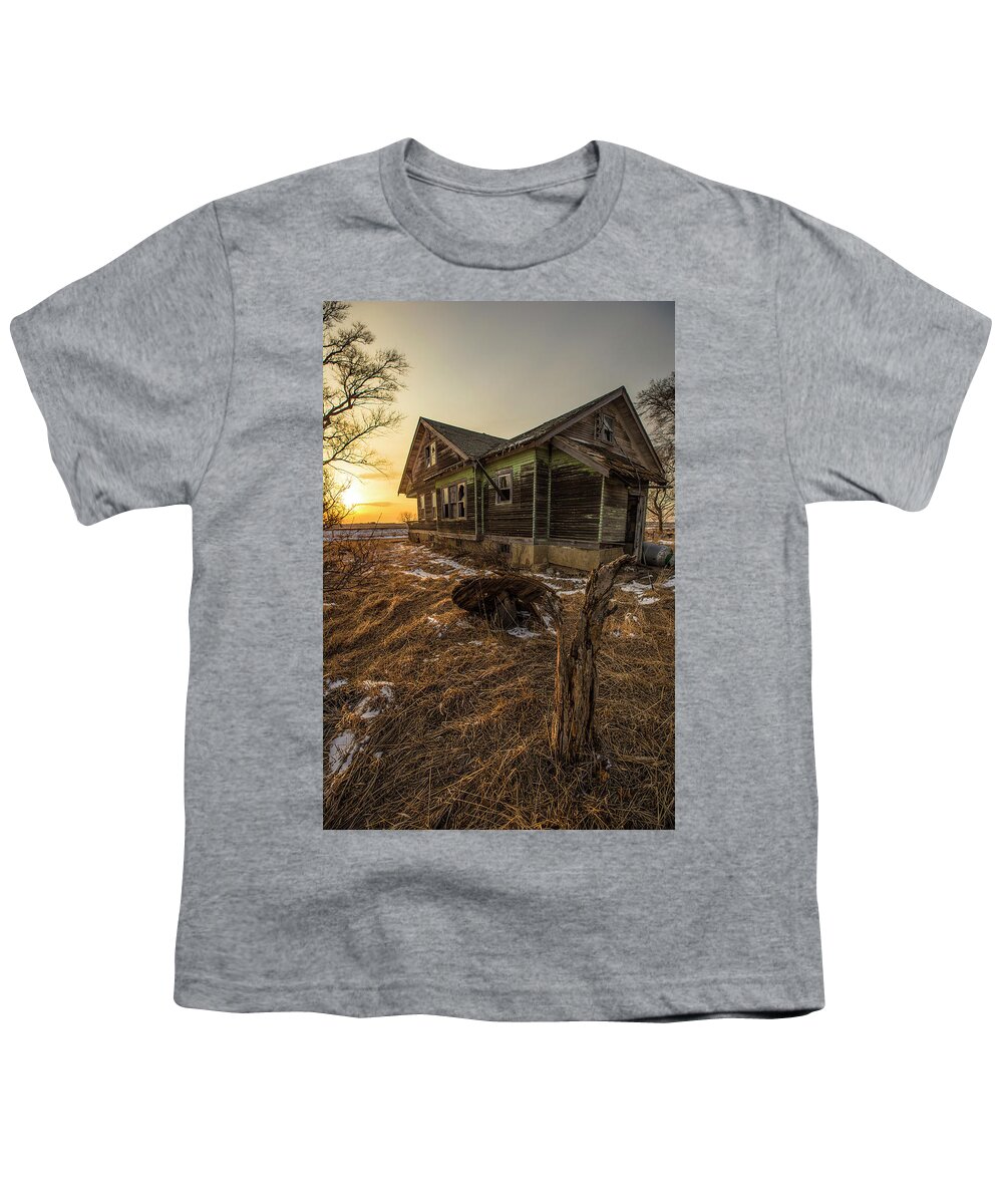 Epiphany Youth T-Shirt featuring the photograph South of Epiphany by Aaron J Groen