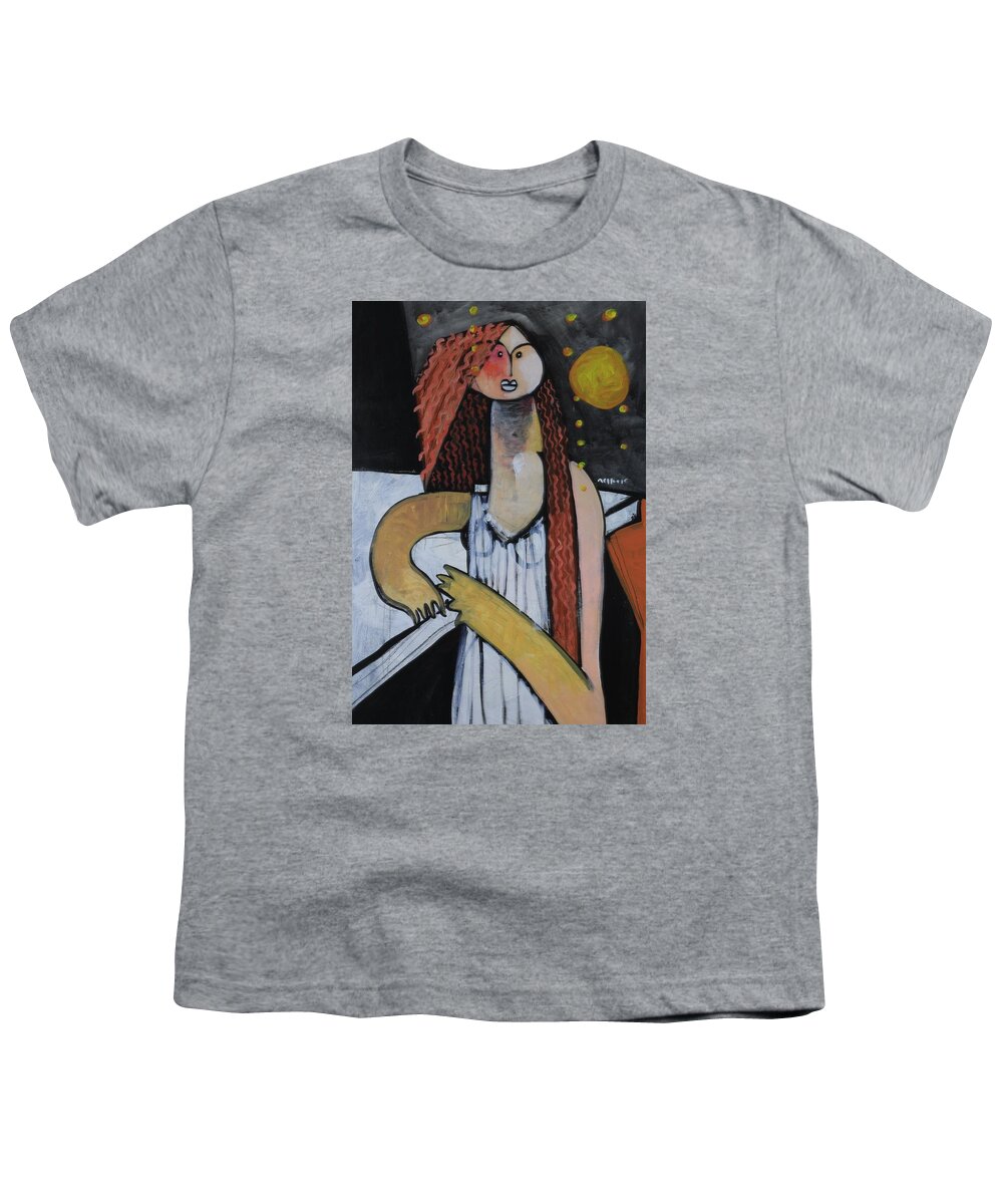  Abstract Youth T-Shirt featuring the painting SPERAMUS The Stranger by Mark M Mellon