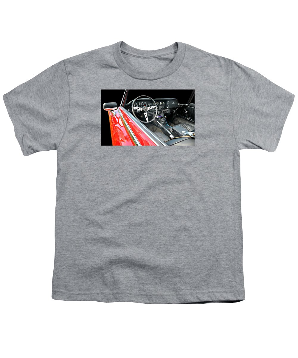 Automobile Youth T-Shirt featuring the photograph Steer Clear by Diana Angstadt