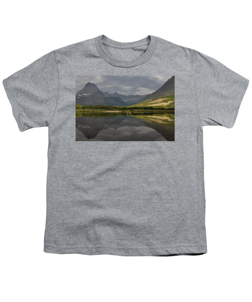 Landscape Youth T-Shirt featuring the photograph Swift Current Lake by Steve Brown