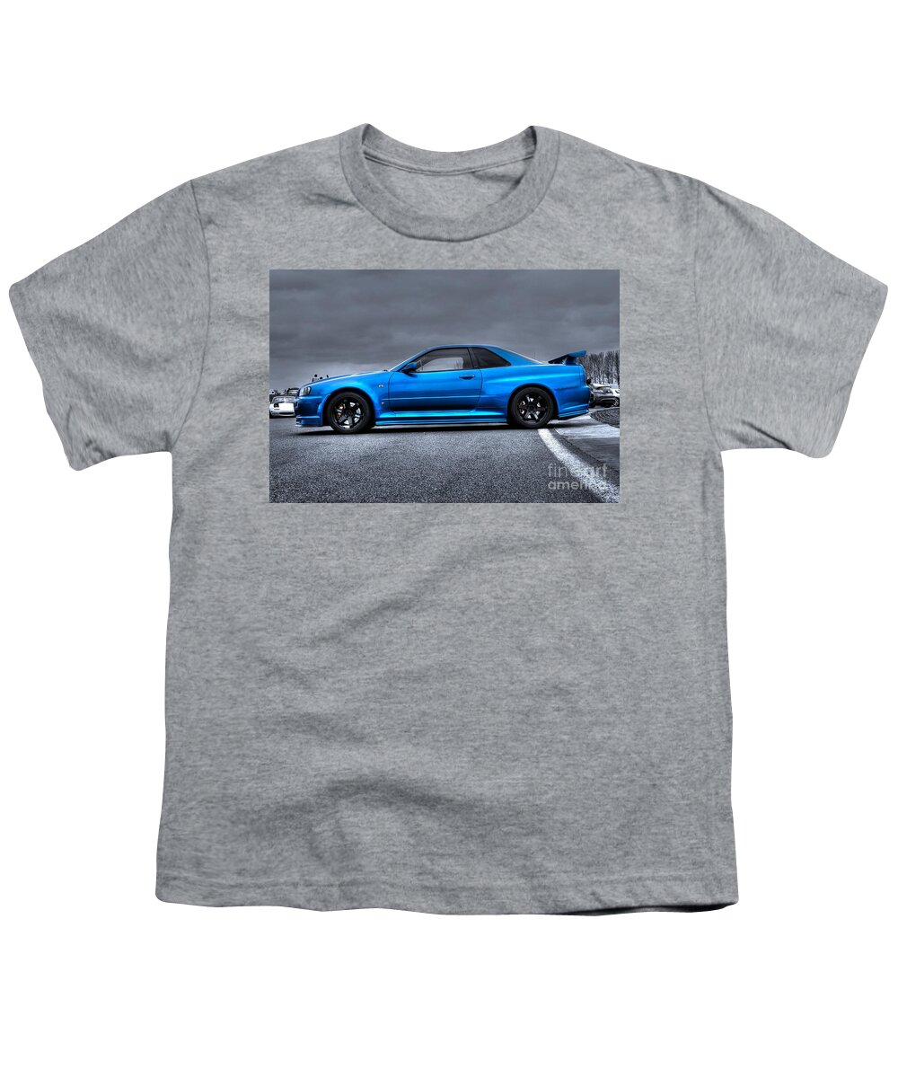 Nissan Youth T-Shirt featuring the photograph The Blue Ghost by Vicki Spindler