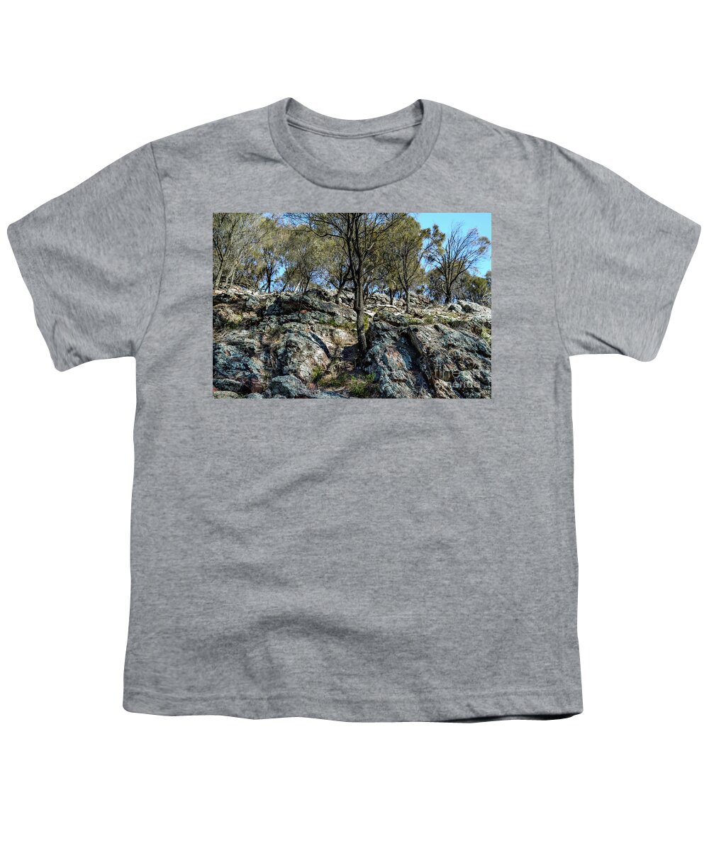 Landscape Youth T-Shirt featuring the photograph The Rock Scenery 01 by Werner Padarin