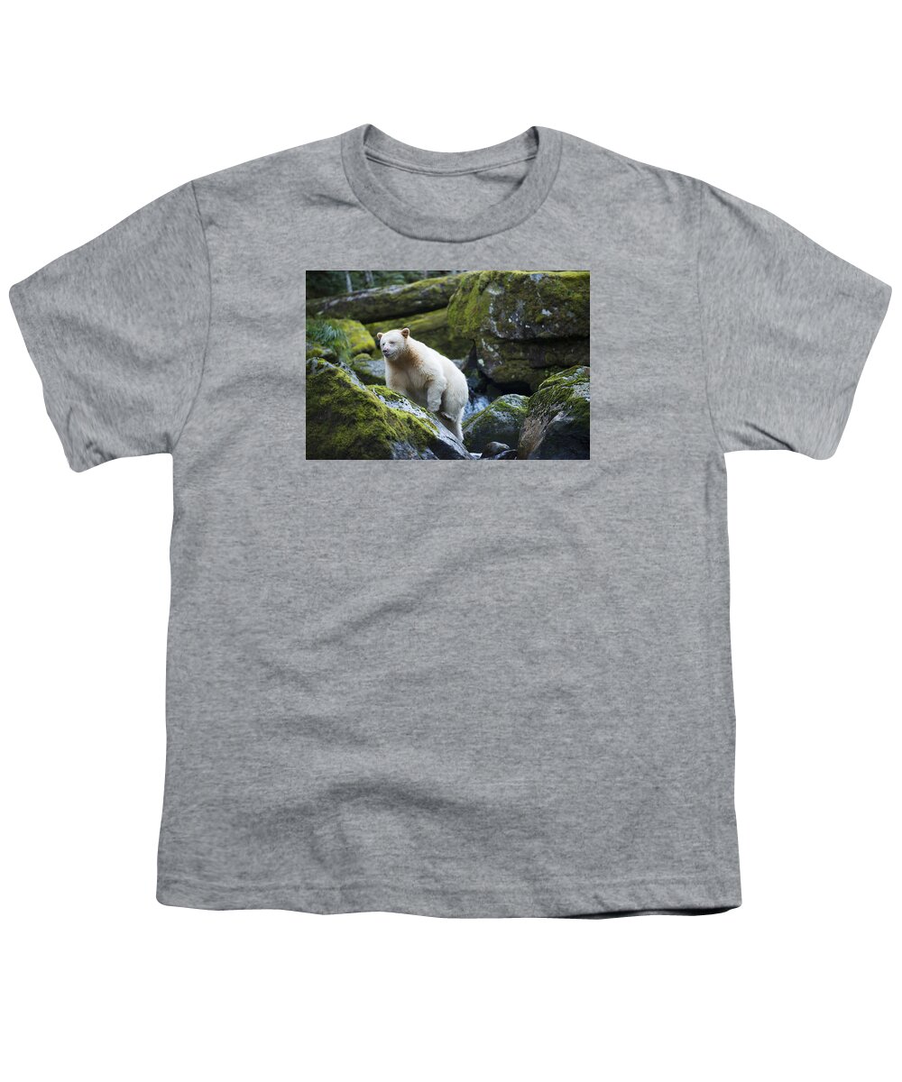 Bear Youth T-Shirt featuring the photograph The Spirit Lives by Bill Cubitt