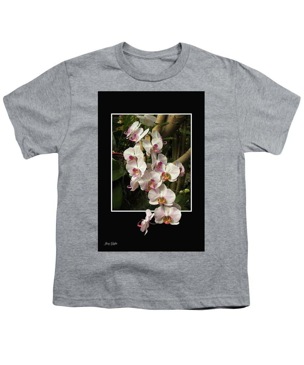 Pop Out Youth T-Shirt featuring the photograph Trailing Orchids by Jerry Griffin