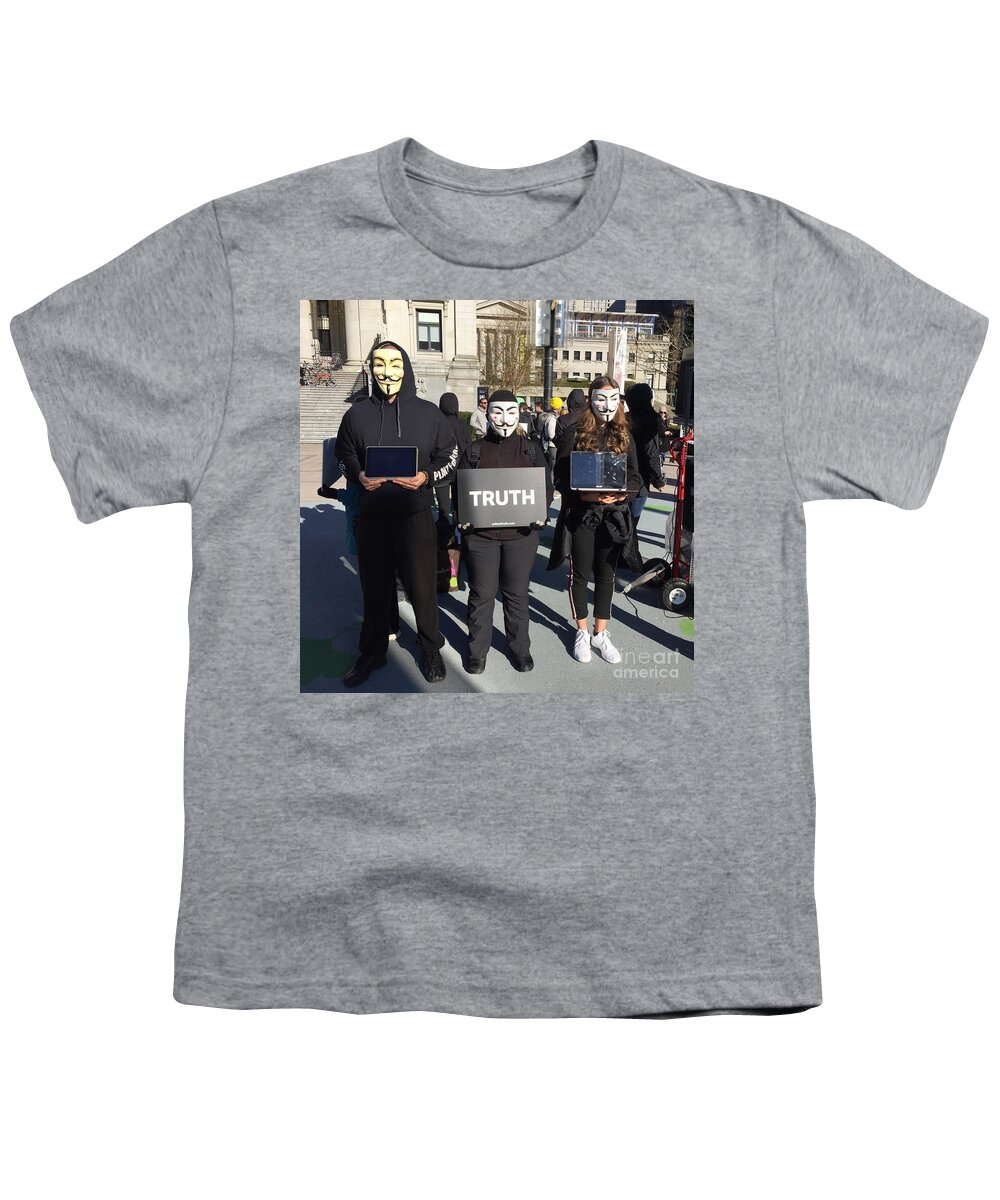 Mask Youth T-Shirt featuring the photograph Truth by Bill Thomson