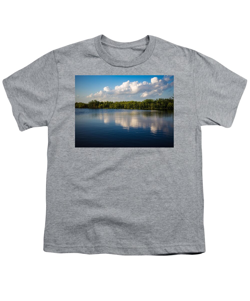 Reflection Youth T-Shirt featuring the photograph Water Reflection by Dart Humeston