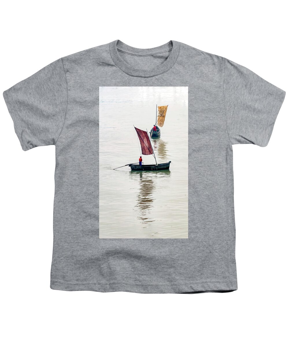 Asia Youth T-Shirt featuring the photograph Watercolor. by Usha Peddamatham