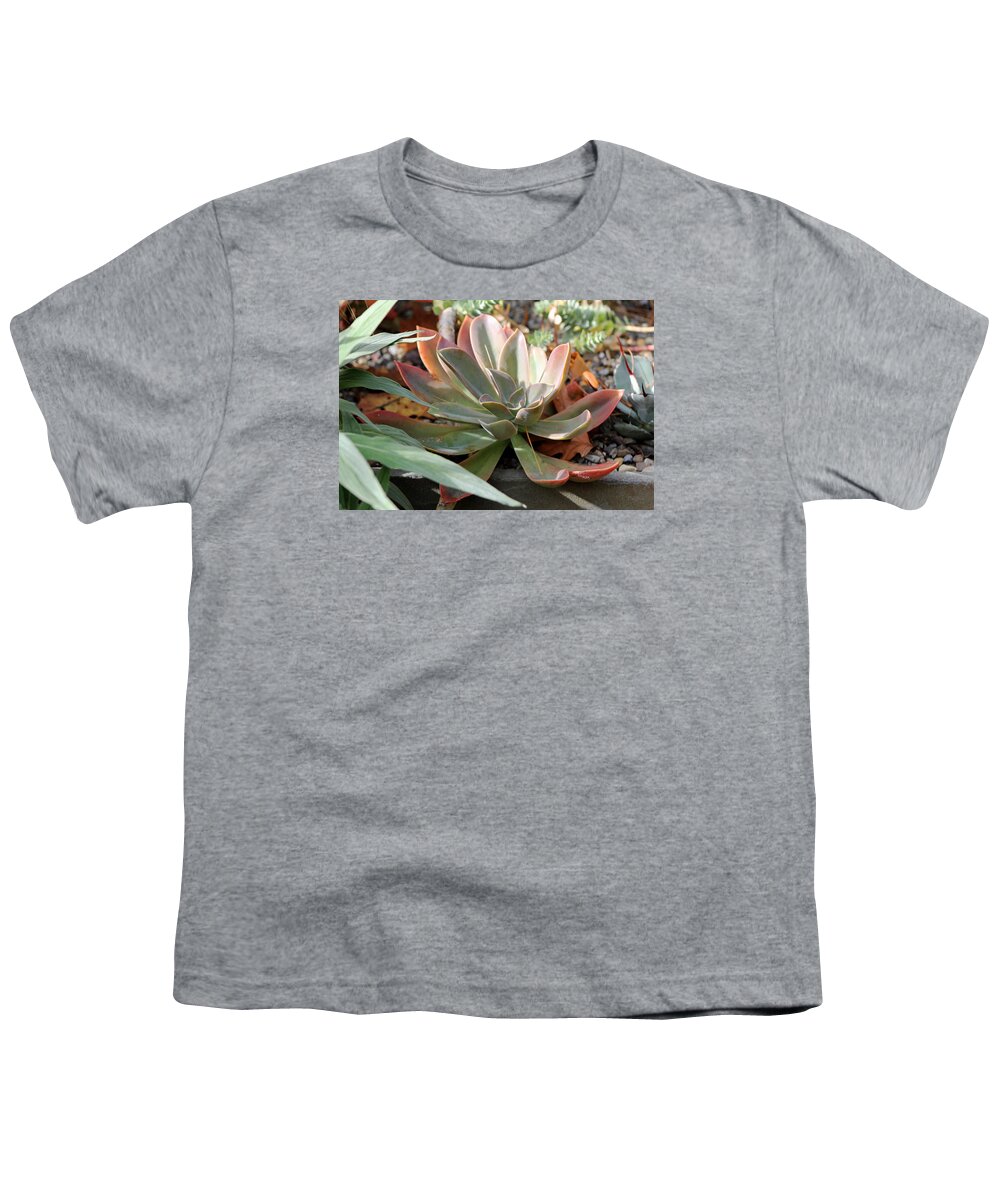Flower Youth T-Shirt featuring the photograph Wax Rose by Deborah Crew-Johnson