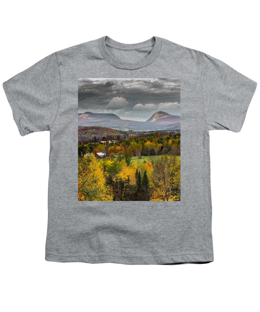 Fall Youth T-Shirt featuring the photograph Willoughby Gap Late Fall by Tim Kirchoff