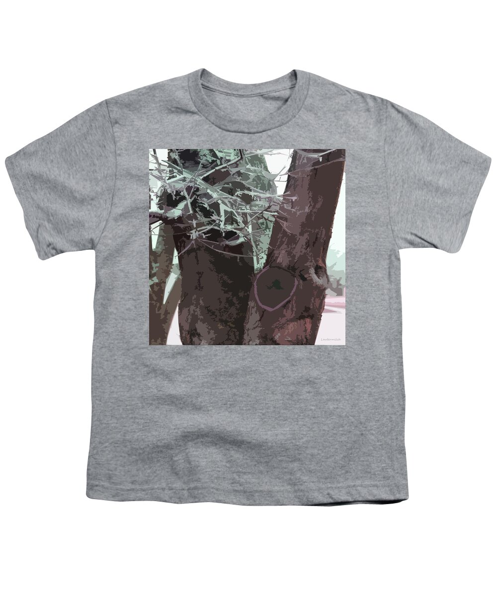 Winter Youth T-Shirt featuring the photograph Winter Trees by John Lautermilch