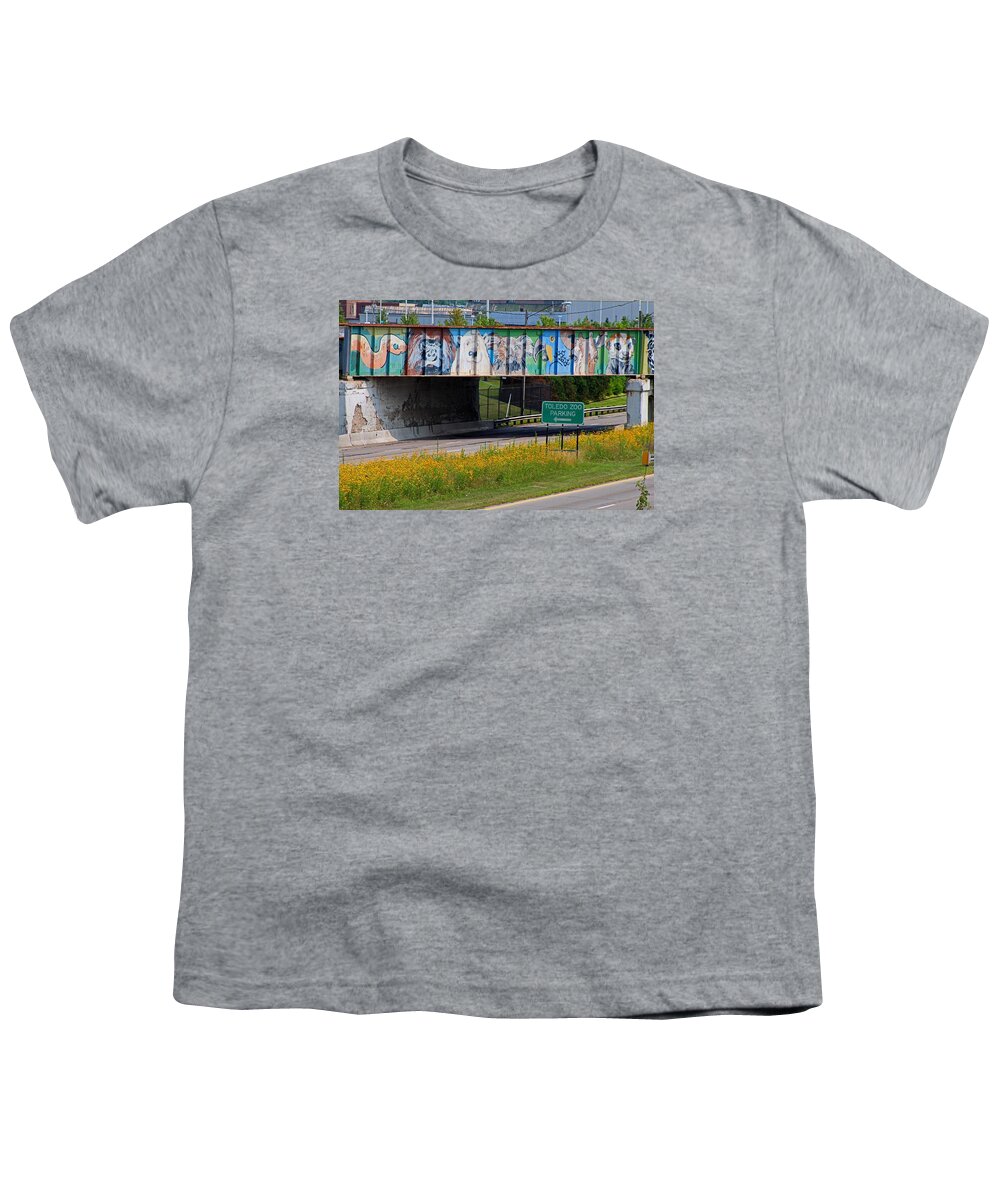 Toledo Youth T-Shirt featuring the photograph Zoo Mural by Michiale Schneider