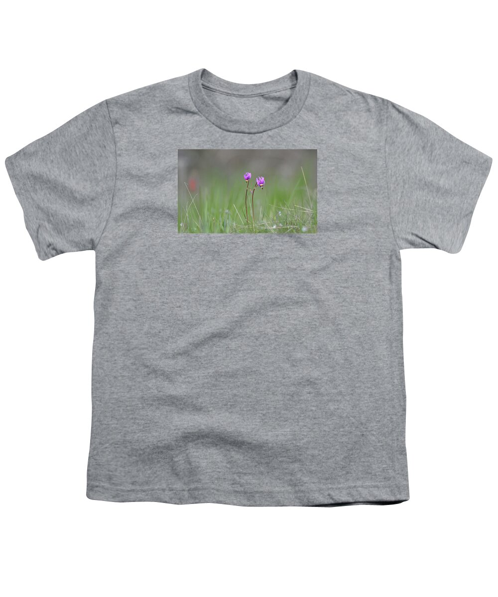 Wildflowers Youth T-Shirt featuring the photograph Shooting Stars #1 by Whispering Peaks Photography